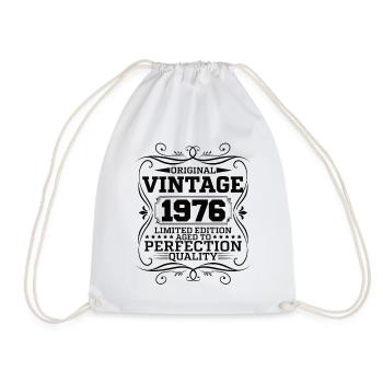 Vintage 1976 Original Limited Edition - Drawstring Bag - white - Front