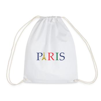 Paris - Turnbeutel - Weiß - Vorne