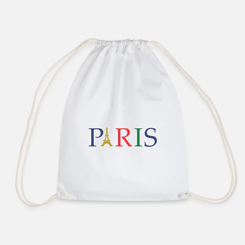 Paris - Turnbeutel - Weiß