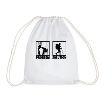 Déclaration des alpinistes alpinistes - Sac de sport léger - blanc - Devant