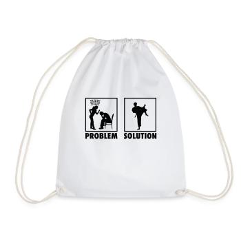 Karate Karate Practitioners Karateka Statement - Drawstring Bag - white - Front