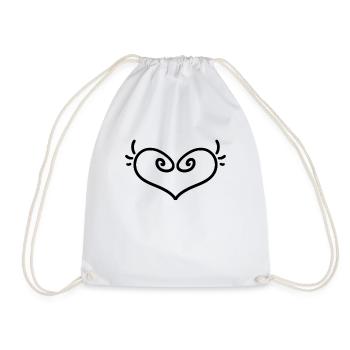 Ange du Cœur Ange Gardien - Sac de sport léger - blanc - Devant