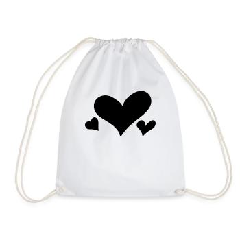 Cher cœur - Sac de sport léger - blanc - Devant