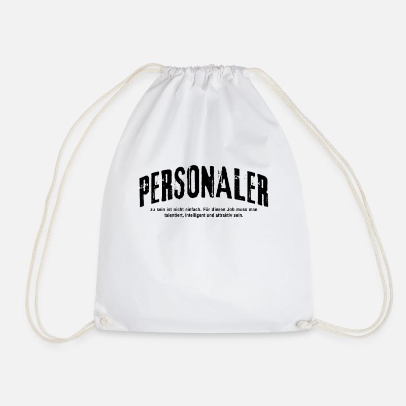 Personaler Human Resources Personal - Turnbeutel - Weiß