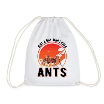 Ants Young anthills Fire ants - Drawstring Bag - white - Front