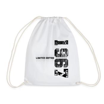 Limited Edition 1967 Year of birth 1967 Birthday - Drawstring Bag - white - Front