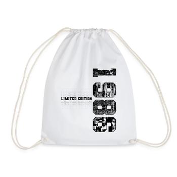 Limited Edition 1986 Year of birth 1986 Birthday - Drawstring Bag - white - Front