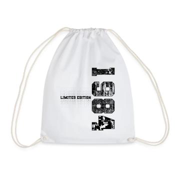 Limited Edition 1984 Year of birth 1984 Birthday - Drawstring Bag - white - Front