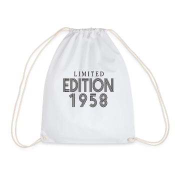 Limited Edition 1958 - Turnbeutel - Weiß - Vorne