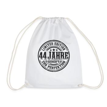 44. Geburtstag Limited Edition Lustig 44 Jahre - Turnbeutel - Weiß - Vorne