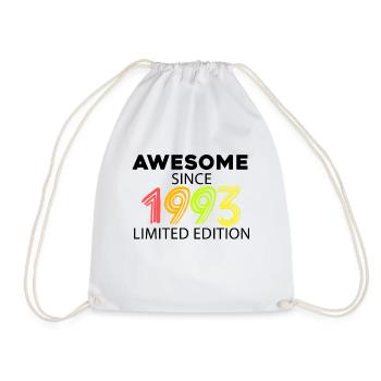 Fantastic since 1993 - born in 1993 - Drawstring Bag - white - Front