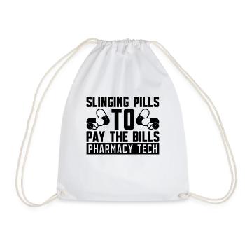Pharmacy Technician Pharmacy Technician Gift Idea - Drawstring Bag - white - Front