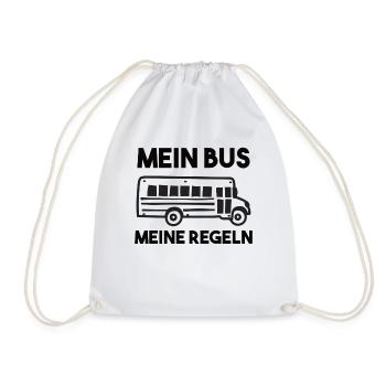 Busfahrer Spruch - Turnbeutel - Weiß - Vorne