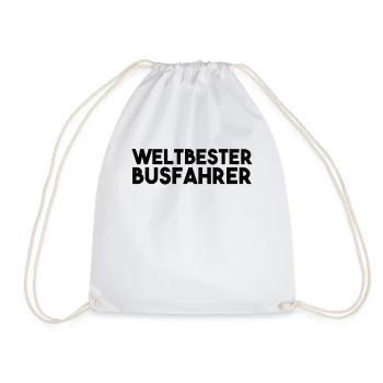 Busfahrer Spruch - Turnbeutel - Weiß - Vorne