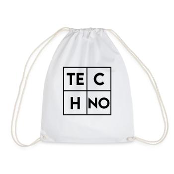 Techno - Sac de sport léger - blanc - Devant