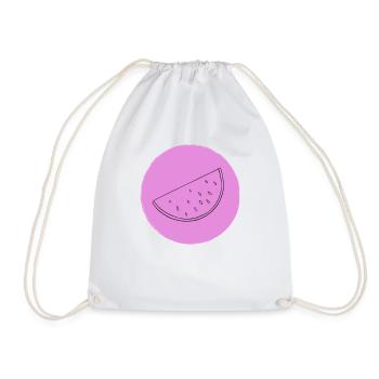 Pastèque - Sac de sport léger - blanc - Devant