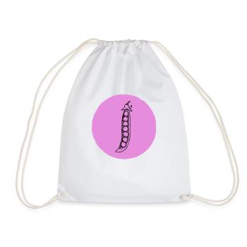 Peas - Drawstring Bag - white - Front