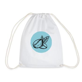 Coffee Coffee Bean - Drawstring Bag - white - Front