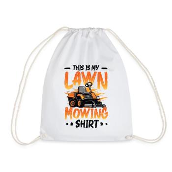 C’est ma tondeuse à gazon - Sac de sport léger - blanc - Devant
