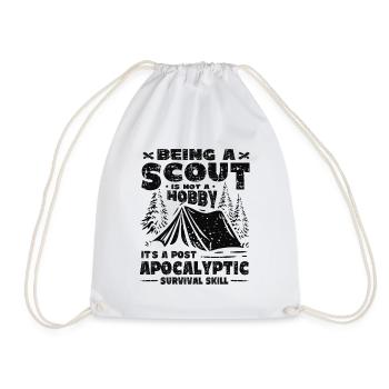 Est une compétence de survie post-apocalyptique Scouting - Sac de sport léger - blanc - Devant