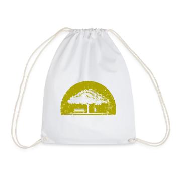 Tree - Drawstring Bag - white - Front