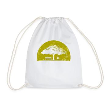 Tree - Drawstring Bag - white - Front