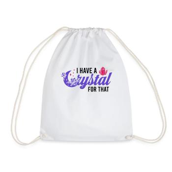 Energy Medicine Reiki Crystals Energy Healing - Drawstring Bag - white - Front