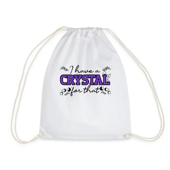 Energy Medicine Reiki Crystals Energy Healing - Drawstring Bag - white - Front