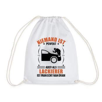 Fahrzeuglackierer Spruch Lackierer Geschenk - Turnbeutel - Weiß - Vorne