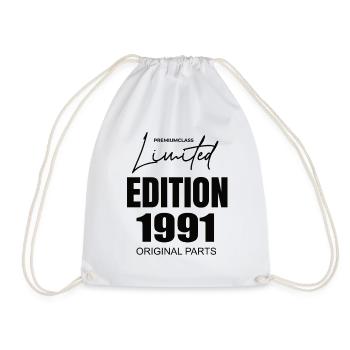 Limited Edition 1991 - Drawstring Bag - white - Front