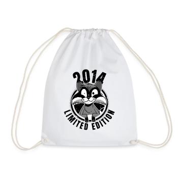 Édition limitée 2014 Crazy Raccoon Raccoon - Sac de sport léger - blanc - Devant