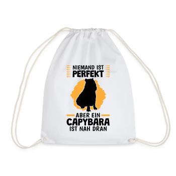 Capybaras sind perfekt südamerikanisches Capybara - Turnbeutel - Weiß - Vorne