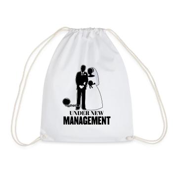 Unter Neuem Management Up In Life Game Of Wedding - Turnbeutel - Weiß - Vorne