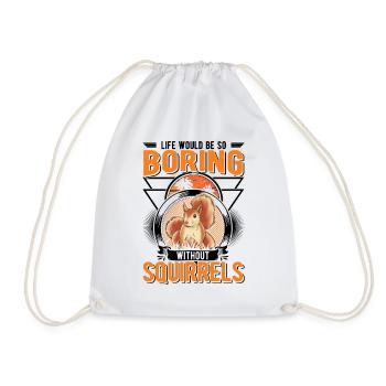 Cadeau Écureuil Écureuil Gris Écureuil - Sac de sport léger - blanc - Devant