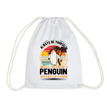 Pingouin Cadeau Pingouin - Sac de sport léger - blanc - Devant