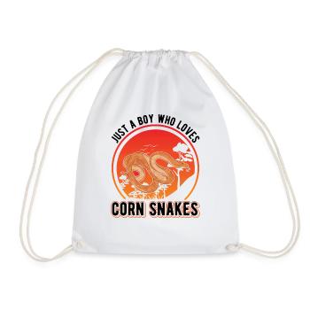 Serpent de maïs Jeune serpent de maïs - Sac de sport léger - blanc - Devant