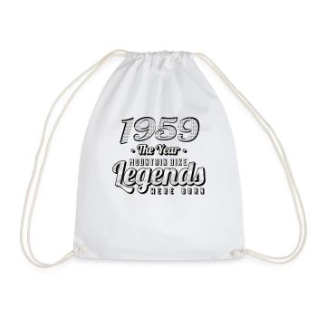 VTT-Mountainbiker 1959 Naissance Anniversaire VTT - Sac de sport léger - blanc - Devant