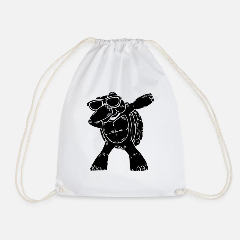 Dabbing Turtle Sea Turtle Lover Eine coole - Turnbeutel - Weiß