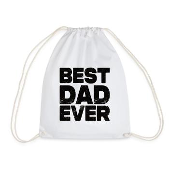 Meilleur papa de tous les temps - Sac de sport léger - blanc - Devant