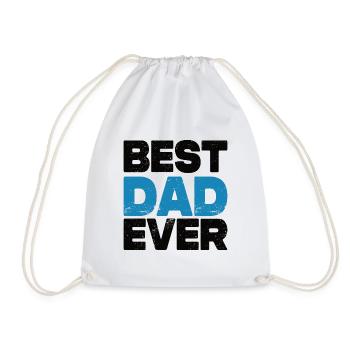 Meilleur papa de tous les temps - Sac de sport léger - blanc - Devant