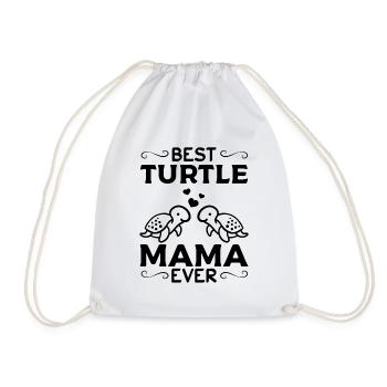 Meilleure maman tortue de tous les temps - Sac de sport léger - blanc - Devant