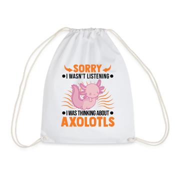 Axolotl Gift Tail Lurch Axolotl - Sac de sport léger - blanc - Devant