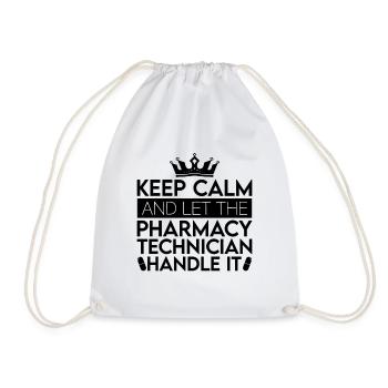 Pharmacy Technician Pharmacy Technician Gift Idea - Drawstring Bag - white - Front