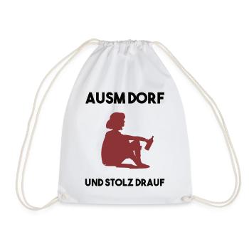 Dorfleben Spruch - Turnbeutel - Weiß - Vorne