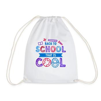 Kids Back to School That Is Cool Design - Turnbeutel - Weiß - Vorne