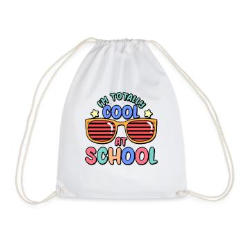 Kids Back to School Totally Cool at School for - Turnbeutel - Weiß - Vorne