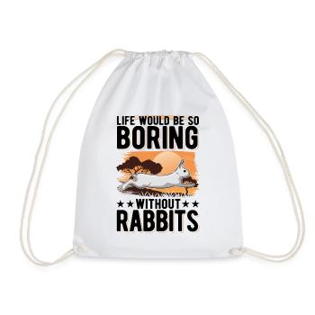 Lapin Cadeau Lapin Lapin Lapin - Sac de sport léger - blanc - Devant