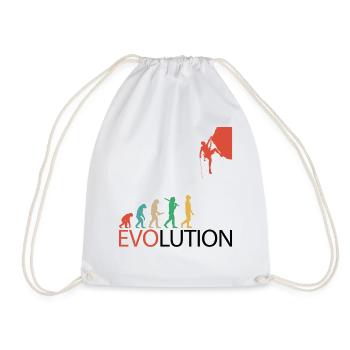 Climbing Mountaineering Bouldering Mountaineers Outdoor - Drawstring Bag - white - Front