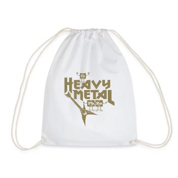 Heavy Metal Drôle - Sac de sport léger - blanc - Devant