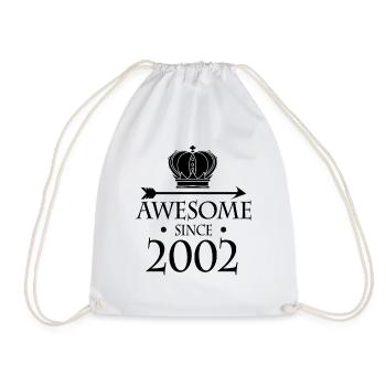 Jahrgang 2002 - Fantastisch seit 2002 - Turnbeutel - Weiß - Vorne